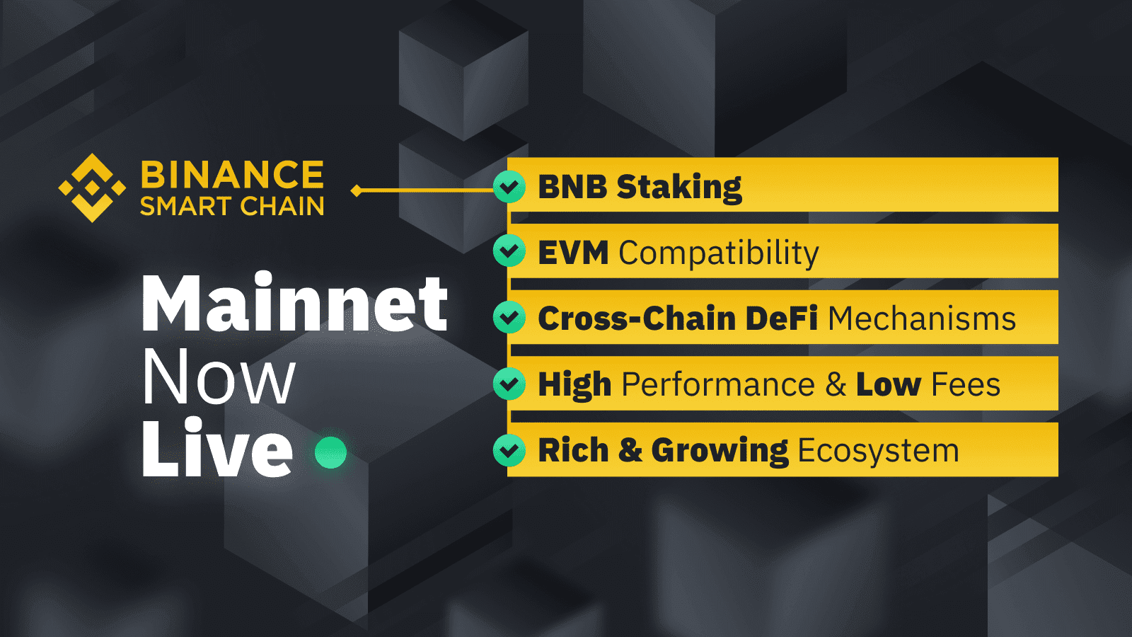 bsc network binance